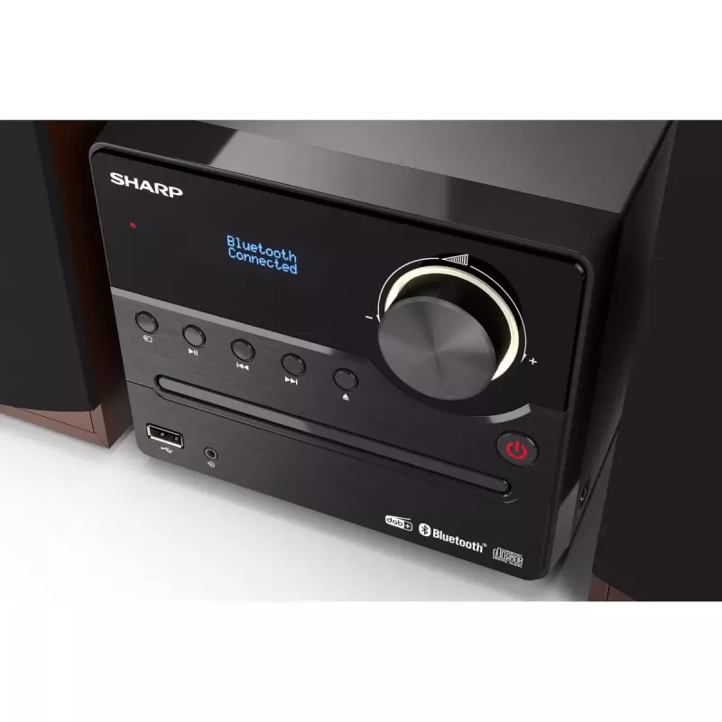 Sharp XL-B517D Mājas audio mikro sistēma 45 W Brūna