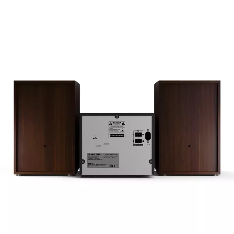Sharp XL-B517D Mājas audio mikro sistēma 45 W Brūna