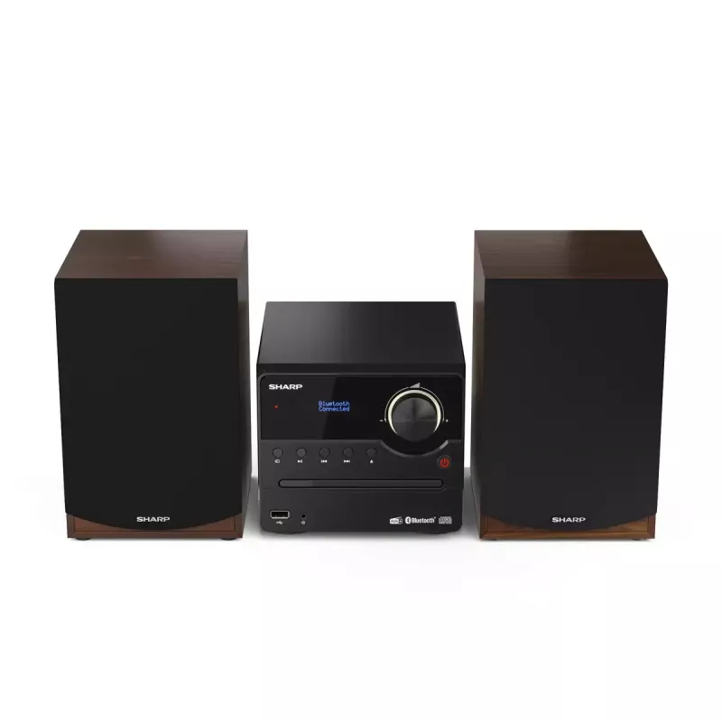 Sharp XL-B517D Mājas audio mikro sistēma 45 W Brūna