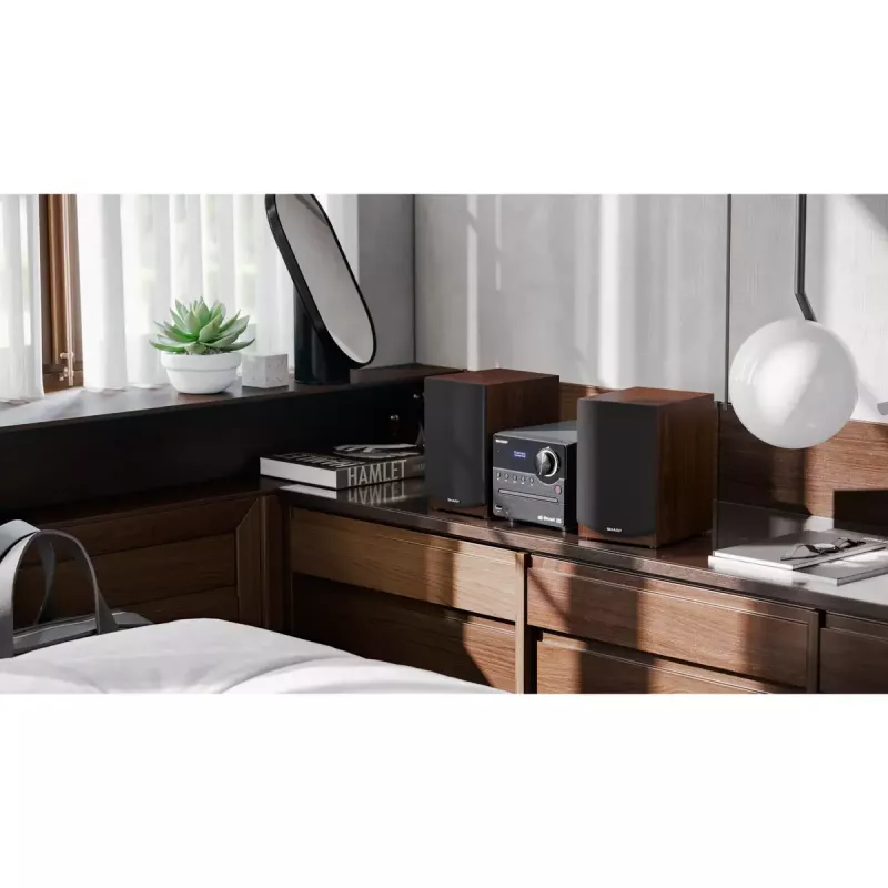 Sharp XL-B517D Mājas audio mikro sistēma 45 W Brūna