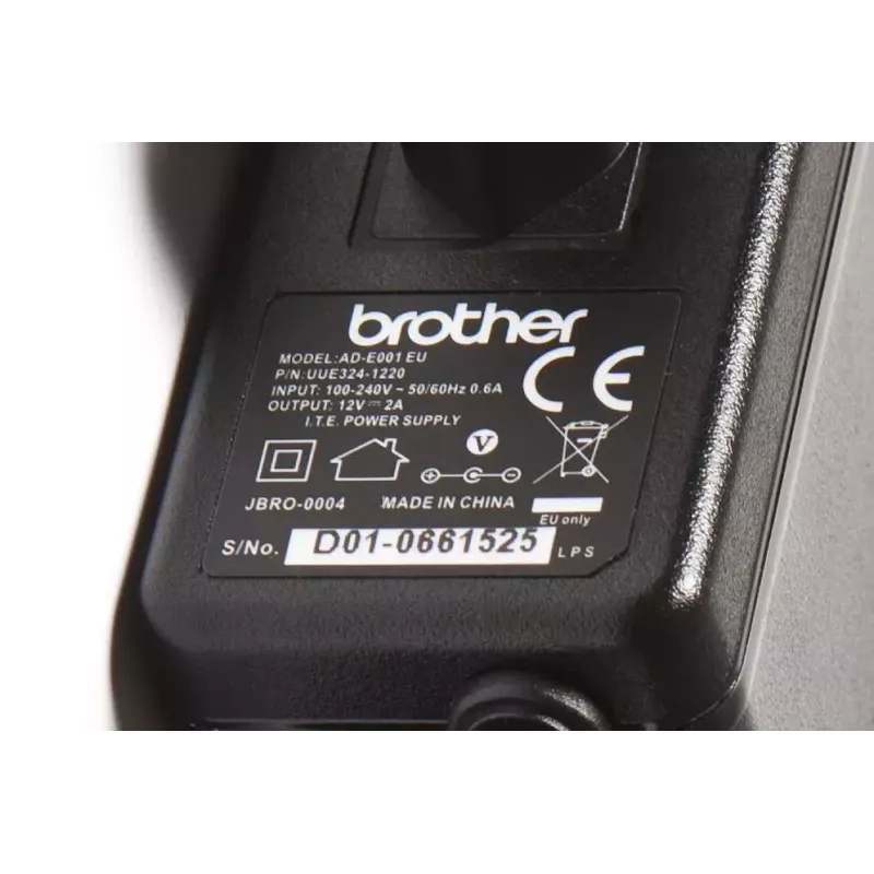 Brother ADE001EU strāvas adapteris iekštelpām melns