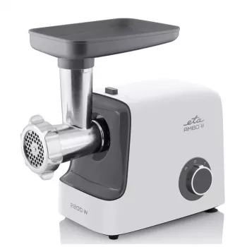 Gaļas maļamā mašīna ETA ETA507590000, 2200 W, 2.3 kg/min, pelēks/balts