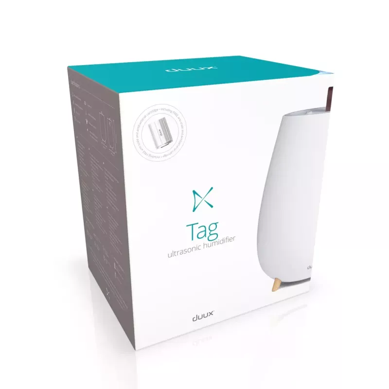 Mitrinātājs Duux Tag 2 Ultrasonic 2.5 L Balts 12 W