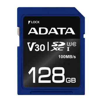 ADATA ASDX128GUI3V30S-R atmiņas karte 128 GB SDXC UHS-I Class 10