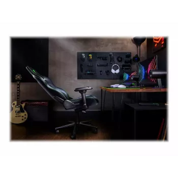 Spēļu krēsls Razer Enki ar polsterētu sēdekli, melns, 136 kg, 670x680x1380 mm