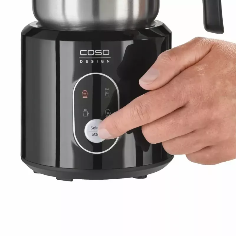 Milk Frother Caso 1665 Automatic Milk Frother Melns Stainless Steel