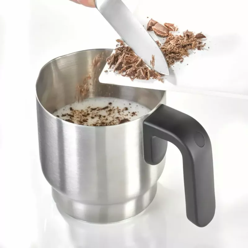 Milk Frother Caso 1665 Automatic Milk Frother Melns Stainless Steel