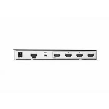 ATEN 4-Port True 4K at 60Hz (4:4:4), HDMI sadalītājs, HDMI, 4x HDMI, 4096 x 2160 pikseļi, melns, metāls, 4K Ultra HD