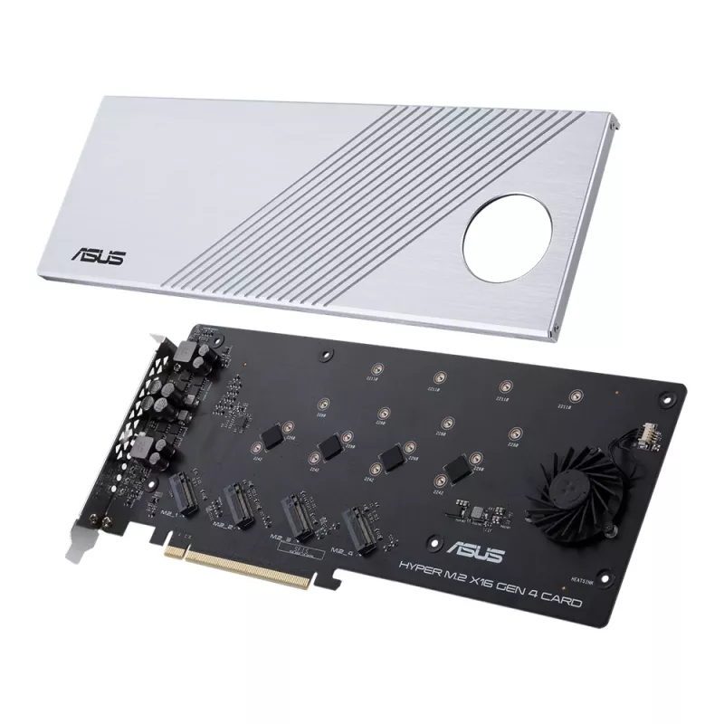 ASUS Hyper M.2 x16 Gen 4 interfeisa kartes/adapteris iekšējais