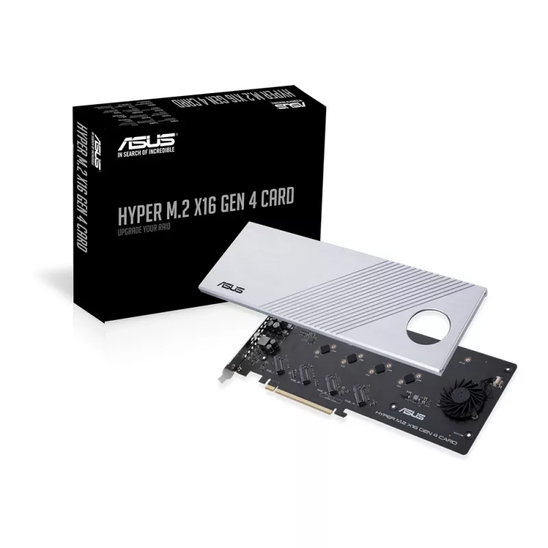 ASUS Hyper M.2 x16 Gen 4 interfeisa kartes/adapteris iekšējais