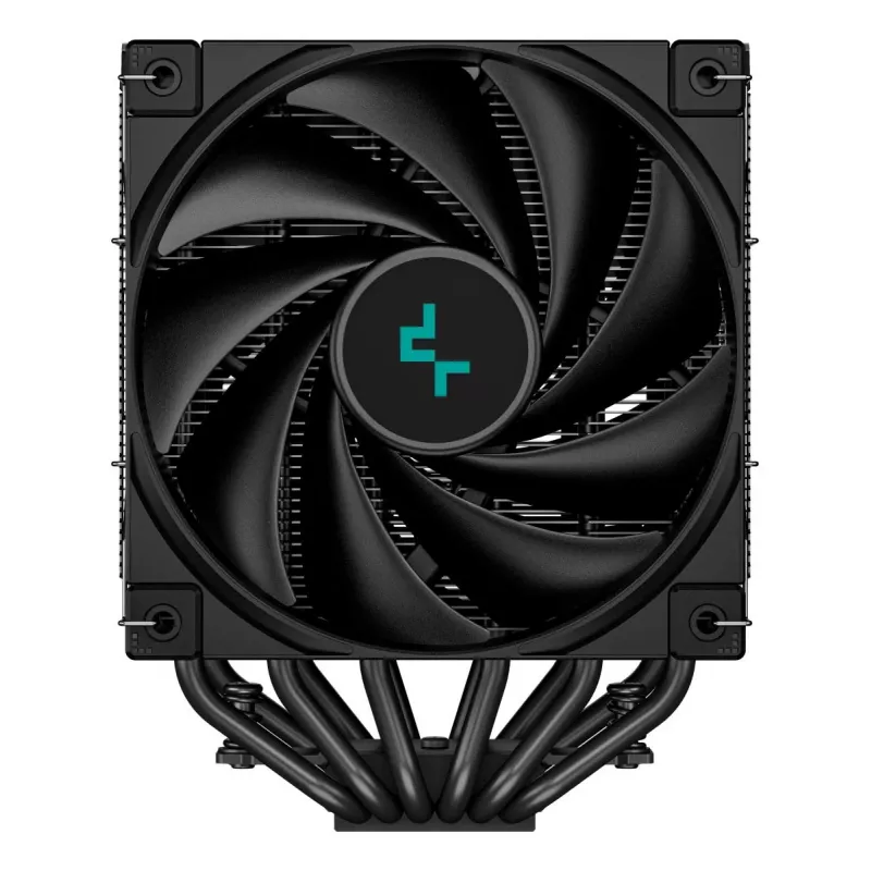 Gaisa dzesētājs DeepCool AK620 12 cm, divi 120 mm ventilatori, 6 siltuma caurules, TDP 260 W, PWM, FDB, augstums 160 mm, melns