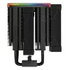 Gaisa dzesētājs DeepCool AK620 12 cm, divi 120 mm ventilatori, 6 siltuma caurules, TDP 260 W, PWM, FDB, augstums 160 mm, melns