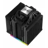 Gaisa dzesētājs DeepCool AK620 12 cm, divi 120 mm ventilatori, 6 siltuma caurules, TDP 260 W, PWM, FDB, augstums 160 mm, melns