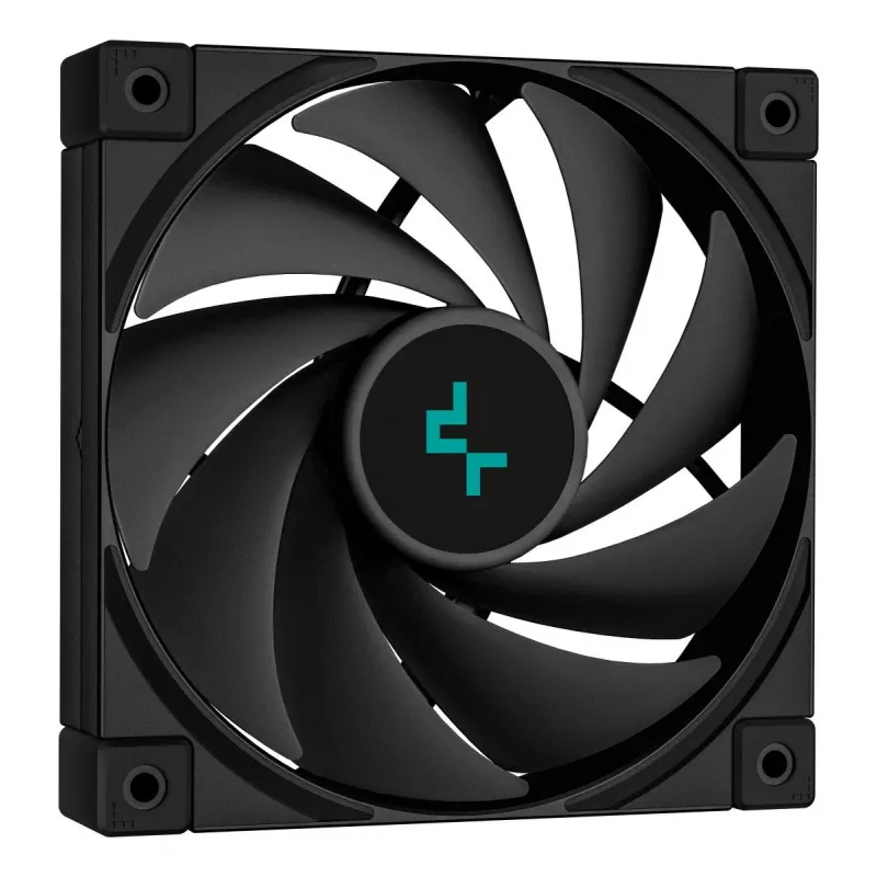 Gaisa dzesētājs DeepCool AK620 12 cm, divi 120 mm ventilatori, 6 siltuma caurules, TDP 260 W, PWM, FDB, augstums 160 mm, melns