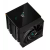 Gaisa dzesētājs DeepCool AK620 12 cm, divi 120 mm ventilatori, 6 siltuma caurules, TDP 260 W, PWM, FDB, augstums 160 mm, melns