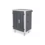 DIGITUS uzlādes ratiņi 30 uzlādes vietām, 15.6 inch, melns 1100 x 700 x 650 mm, iekļ. USB, PDU, ventilators