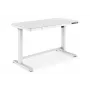 DIGITUS elektriski regulējams galds 120x60x12cm ar USB, balts