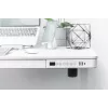 DIGITUS elektriski regulējams galds 120x60x12cm ar USB, balts