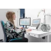 DIGITUS elektriski regulējams galds 120x60x12cm ar USB, balts