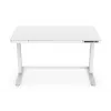 DIGITUS elektriski regulējams galds 120x60x12cm ar USB, balts