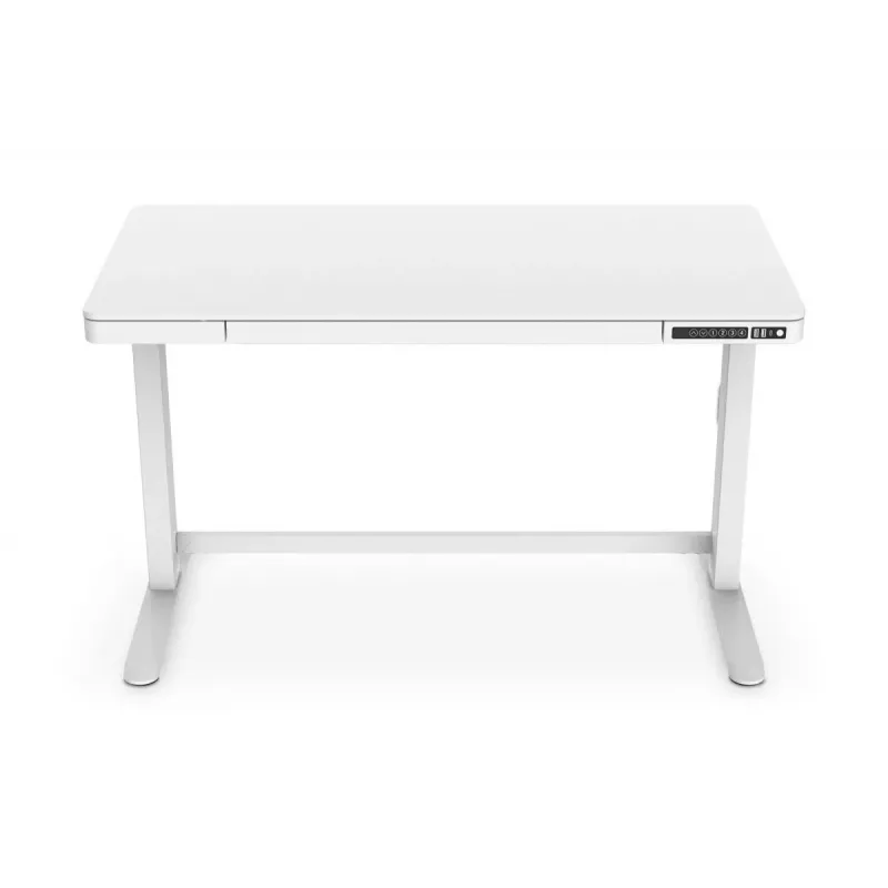 DIGITUS elektriski regulējams galds 120x60x12cm ar USB, balts