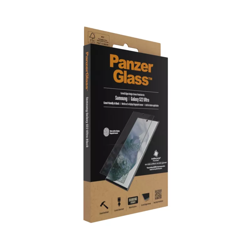 PanzerGlass ® UltraForce1 Samsung Galaxy S22 Ultra 5G | Aizsargstikls