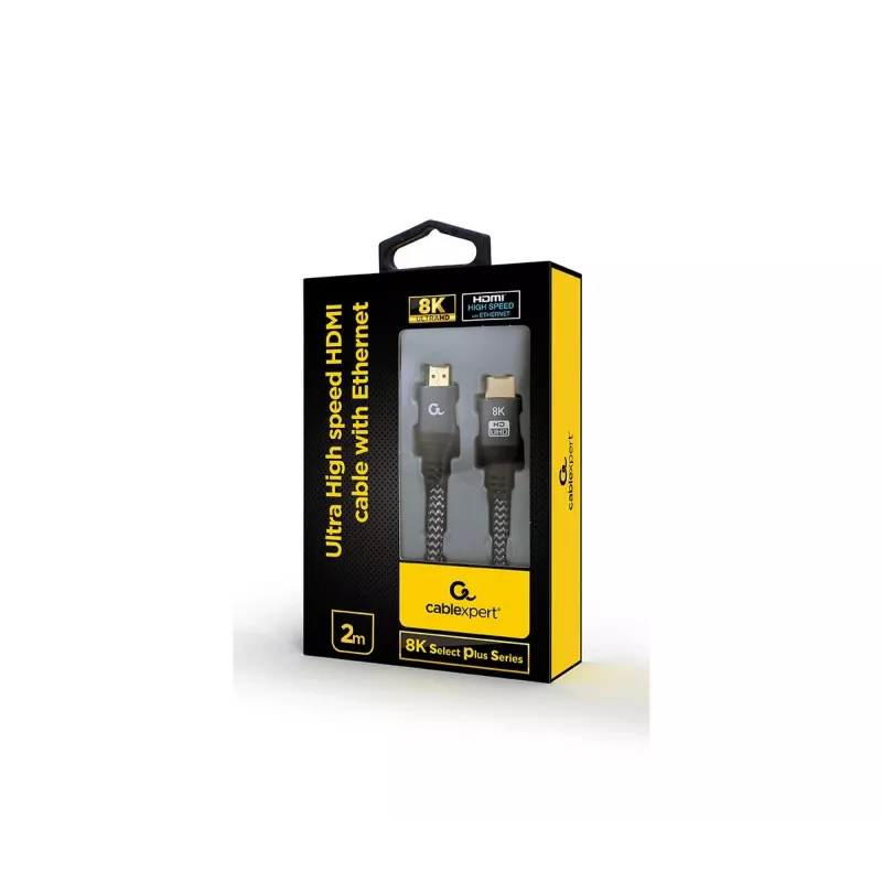 HDMI kabelis Gembird CCB-HDMI8K-2M 2m 48 Gbit/s Melns