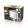 Toasteris Adler AD 3214, 2 šķēles, nerūsējošais tērauds, 900 W, 7 grauzdēšanas līmeņi, atkausēšana/uzsildīšana/automātiskā izslēgšanās