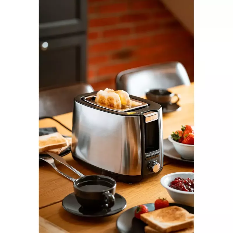 Toasteris Adler AD 3214, 2 šķēles, nerūsējošais tērauds, 900 W, 7 grauzdēšanas līmeņi, atkausēšana/uzsildīšana/automātiskā izslēgšanās
