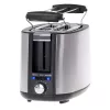 Toasteris Adler AD 3214, 2 šķēles, nerūsējošais tērauds, 900 W, 7 grauzdēšanas līmeņi, atkausēšana/uzsildīšana/automātiskā izslēgšanās