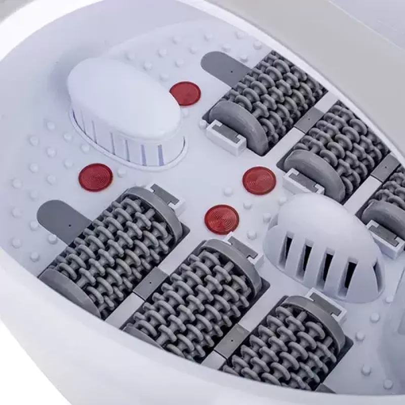 Kāju vanna Adler AD 2177 — infrasarkanais pēdu masieris ar sildīšanu, vibrāciju, burbuļiem, 450 W, 5,6 L tvertne, ergonomisks rokturis