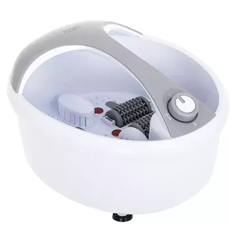 Kāju vanna Adler AD 2177 — infrasarkanais pēdu masieris ar sildīšanu, vibrāciju, burbuļiem, 450 W, 5,6 L tvertne, ergonomisks rokturis