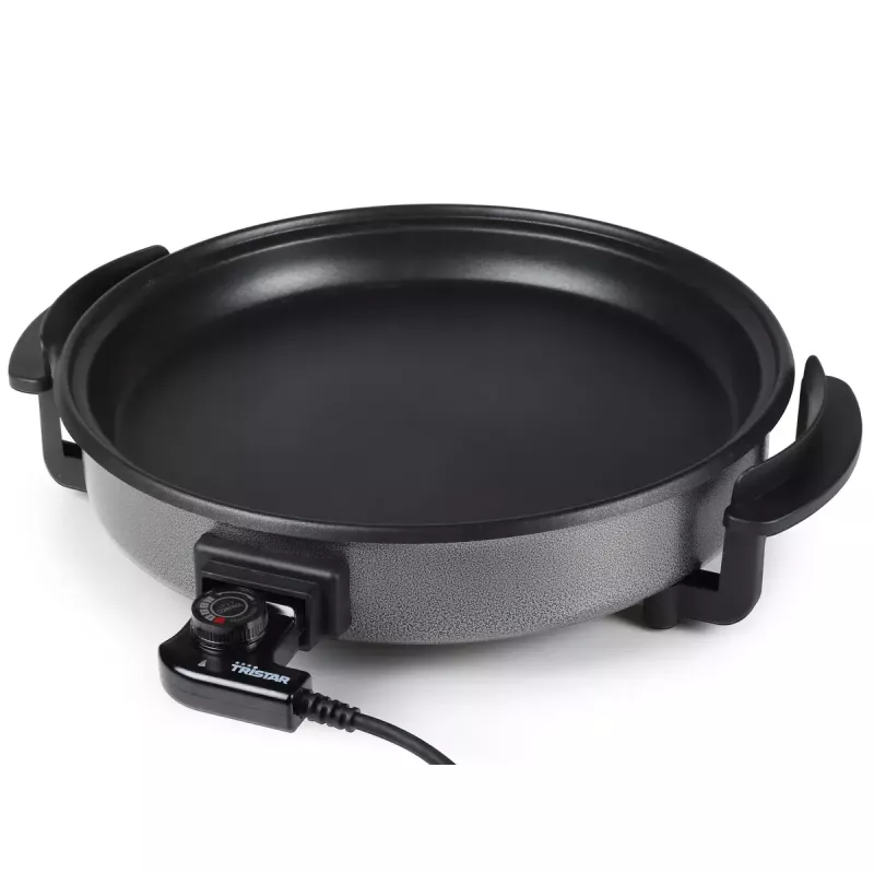 Grila panna Tristar PZ-2964 daudzfunkcionāla apaļa melna 40 cm