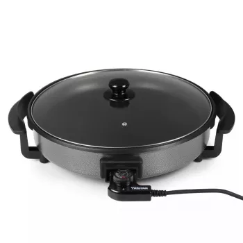 Grila panna Tristar PZ-2964 daudzfunkcionāla apaļa melna 40 cm
