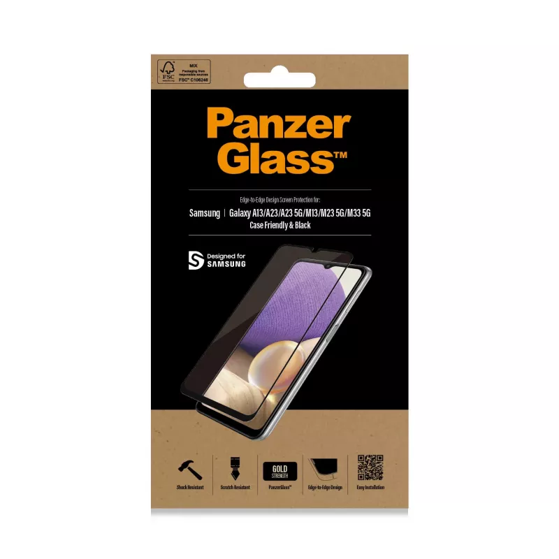 PanzerGlass ® Ekrāna aizsargs Samsung Galaxy A13 | A23 | A23 5G | M13 | M23 5G | M33 5G