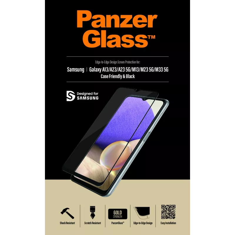 PanzerGlass ® Ekrāna aizsargs Samsung Galaxy A13 | A23 | A23 5G | M13 | M23 5G | M33 5G