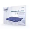 GEMBIRD Notebook 15.6in Cooling Stand, Compact Dual-Fan - Melns
