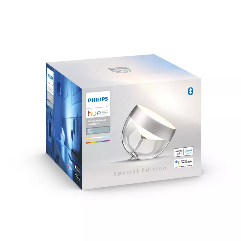 Philips Hue balta and colour ambience Iris sudraba īpašais izdevums