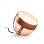 Viedā galda lampa Philips Hue Iris vara speciālais izdevums — 1 spuldze, Bluetooth un Zigbee, 100–240V, 2 m kabelis