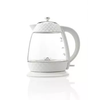 Elektriskā tējkanna Eta Crystal 1,7 L 2200 W caurspīdīga balta