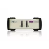 ATEN 2 portu USB - PS/2 VGA KVM slēdzis (iekļauti KVM kabeļi), 2048 x 1536 pikseļi, QXGA, 0,72 W, gaiši pelēks