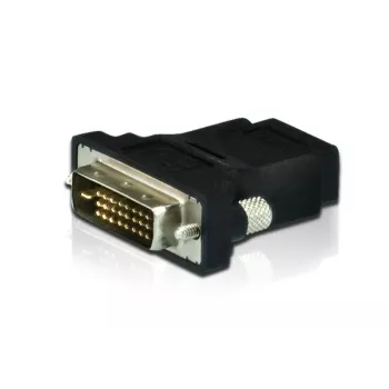 ATEN 2A-127G kabeļa dzimuma maiņas adapteris DVI HDMI Melns