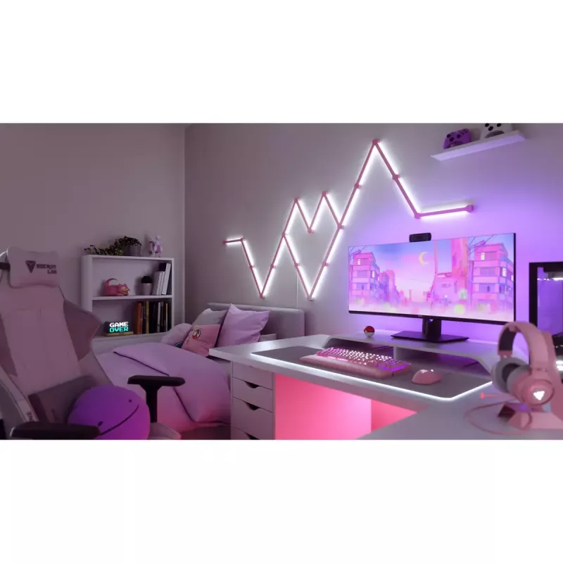 Pārsegs Nanoleaf Skins NL59-0001PM-9PK rozā 259.3 mm 9 gab.