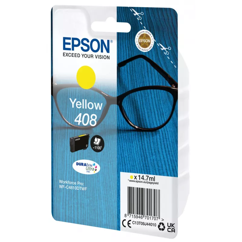 Epson C13T09J44010 tintes kasetne 1 gab. Oriģināls Standarta ietilpība Dzeltena