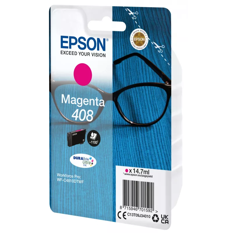 Epson C13T09J34010 tintes kasetne 1 gab. Oriģināla Standarta ietilpība Fuksīna