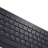 Bezvadu tastatūras un peles komplekts Dell KM3322W — pilna izmēra QWERTY, RF bezvadu, melns, biroja lietošanai