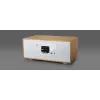 Personīgais radio Muse M-695 DBTW — DAB/DAB+/FM digitālais uztvērējs, 2,8 collu TFT, 60W RMS, maiņstrāva/līdzstrāva, koks/balts