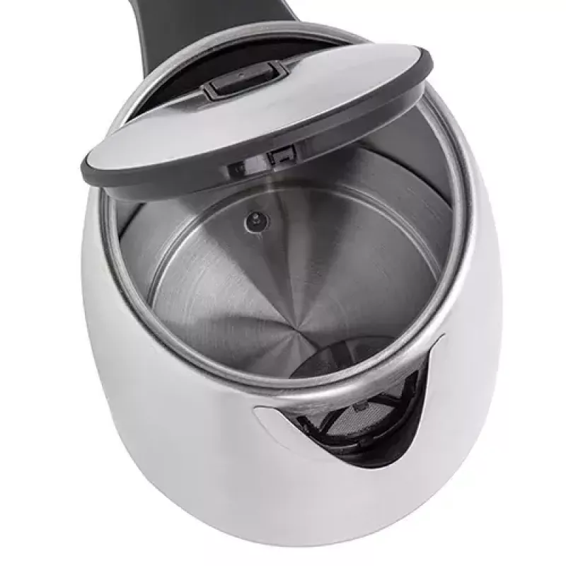 Elektriskā tējkanna Adler AD 1340 1,7 L 2200 W melna sudrabota