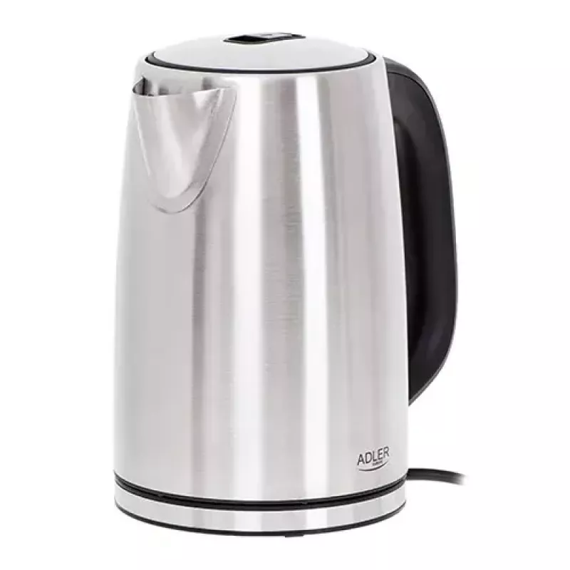 Elektriskā tējkanna Adler AD 1340 1,7 L 2200 W melna sudrabota
