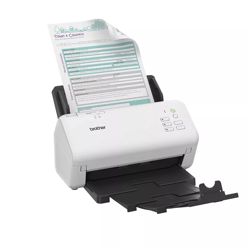 Brother ADS-4300N skeneris ar ADF 600 x 600 DPI A4 Melns, Balts